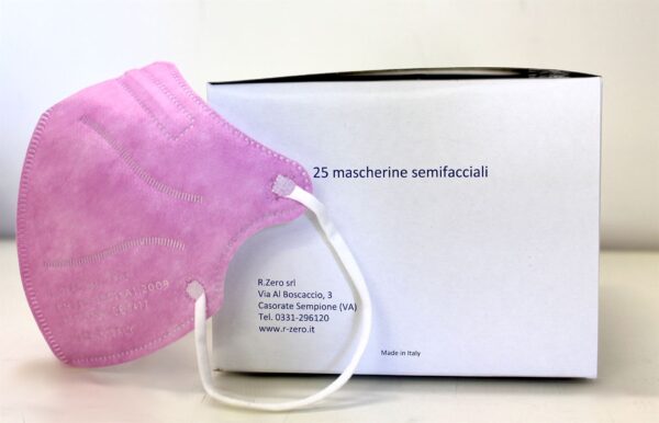 Mascherina Glicine FFP2 Certificata CE - Modello PIU' - immagine 3
