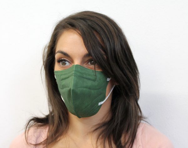 Mascherina Verde FFP2 Certificata CE - Modello MINI - immagine 4